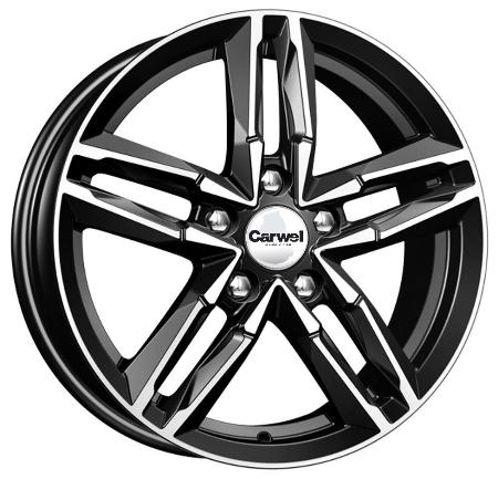 А/диск 5x112 6.0x16 et43 d57.1 CARWEL Вайт 184 ab