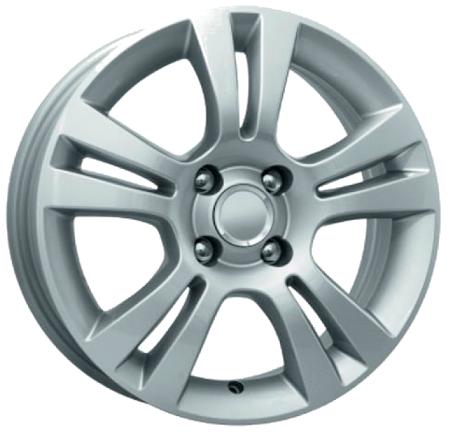 Диск литой 6,0*15 4*100 ET50 60,1 КиК КС445 (ZV 15_Almera G11) сильвер