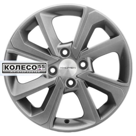 15   Khomen   KHW1501 ZV Logan  6.0*15 4*100 ET40 D60.1  GRAY