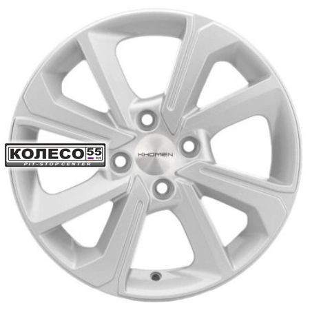 15   Khomen   KHW1501 ZV Logan  6.0*15 4*100 ET40 D60.1  F-SILVER