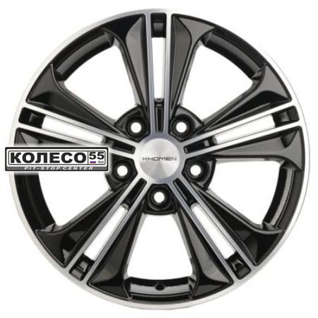 16   Khomen   KHW1603 Creta/Seltos  6.0*16 5*114.3 ET43 D67.1  BLACK-FP