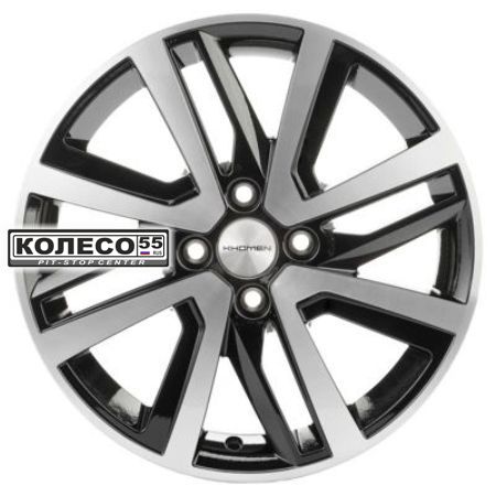 16   Khomen   KHW1609 Vesta/Largus  6.0*16 4*100 ET50 D60.1  BLACK-FP