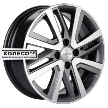 16   Khomen   KHW1609 Stepway  6.0*16 4*100 ET37 D60.1  GRAY-FP