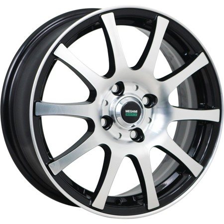 Диск литой 6,0*15 4*100 ET48 54,1 Megami MGM-2 BKF